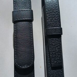 Elegant Black Leather Men's Bag